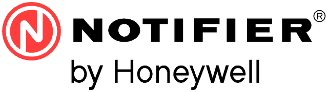 Logo di NotiFire by Honeywell con icona "N" rossa e testo nero.