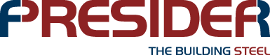 Logo PRESIDER in rosso e blu con lo slogan 