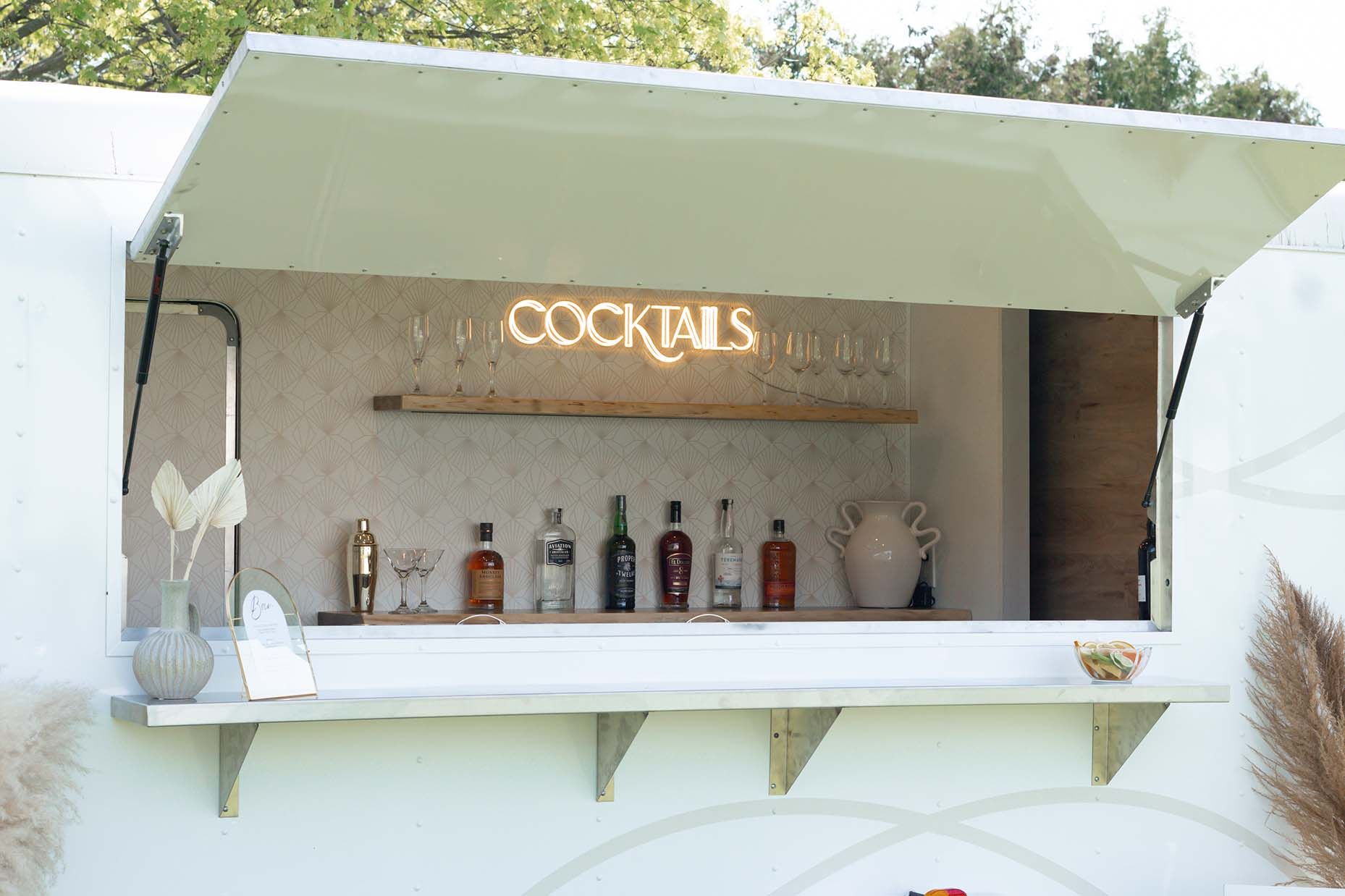 The Cocktail Cart open
