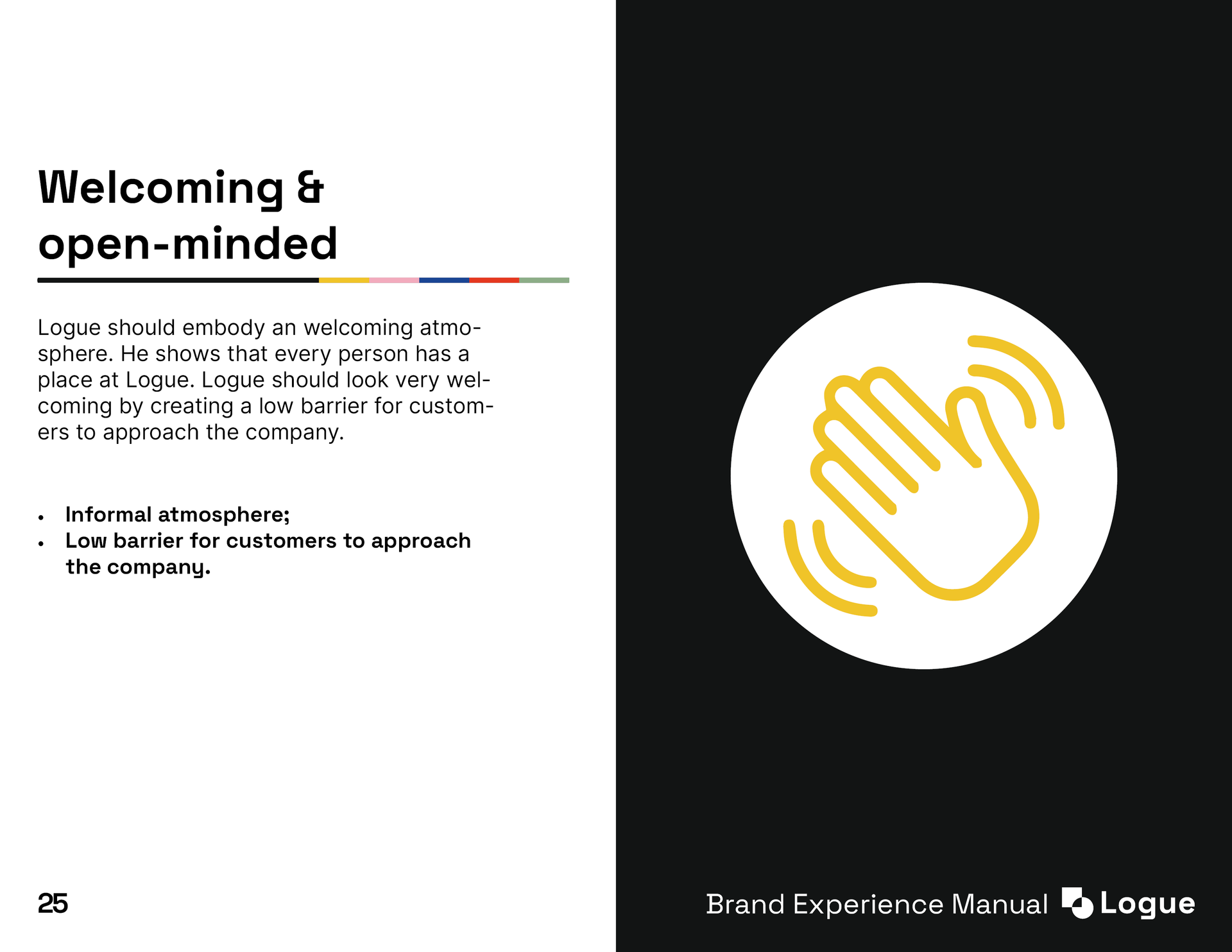 Een brand experience Manual gemaakt door Meeuw Video & Design