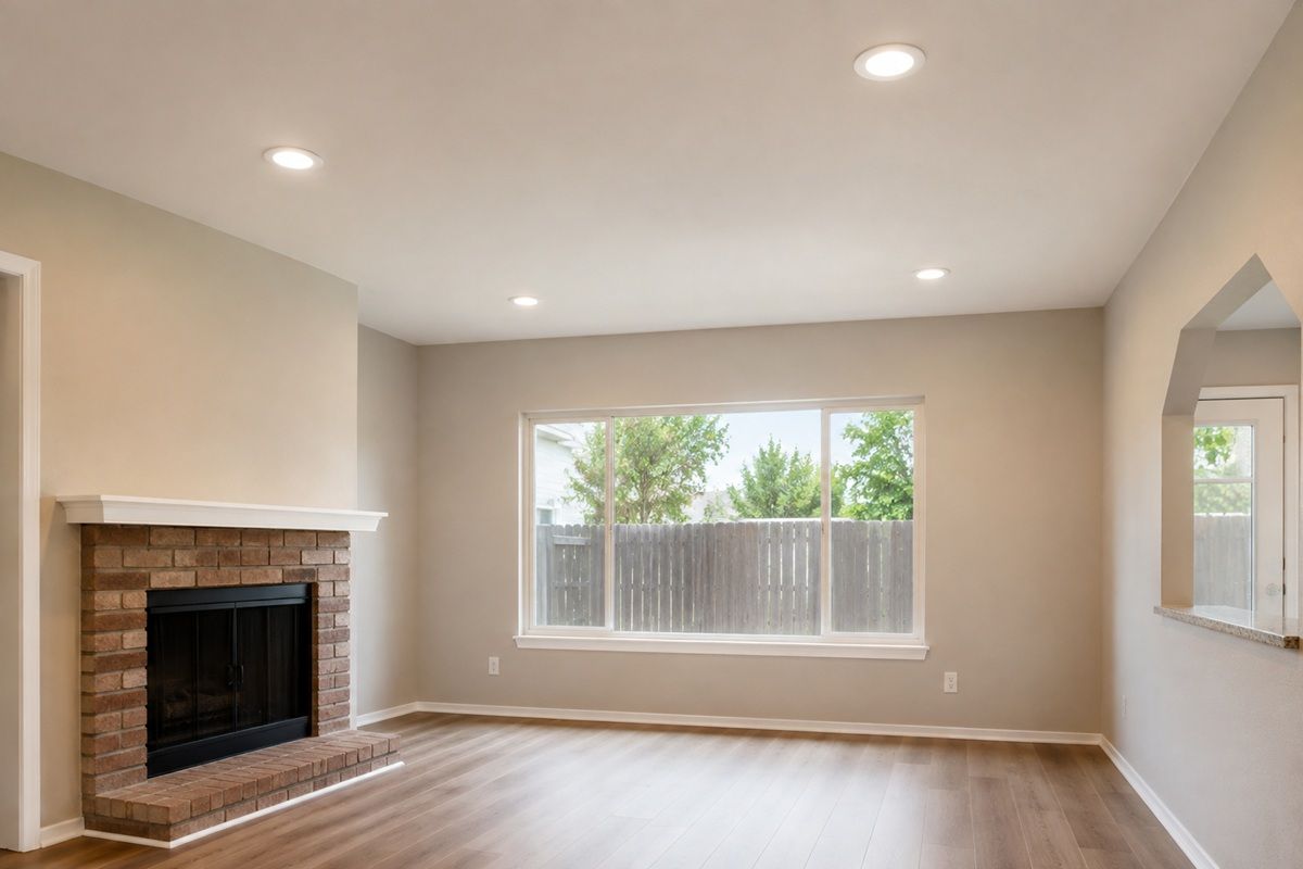 Recent ceiling drywall installation project in Porterville, CA