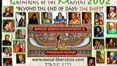 A poster for the gathering of the masters 2002