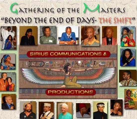 A poster for gathering of the masters beyond the end of days the shift