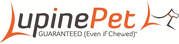 The logo for jupinepet is guaranteed even if chewed.