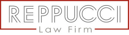 A logo for a law firm called reppucci law firm p.c.