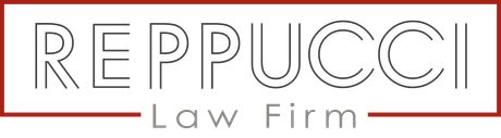 A logo for a law firm called reppucci law firm