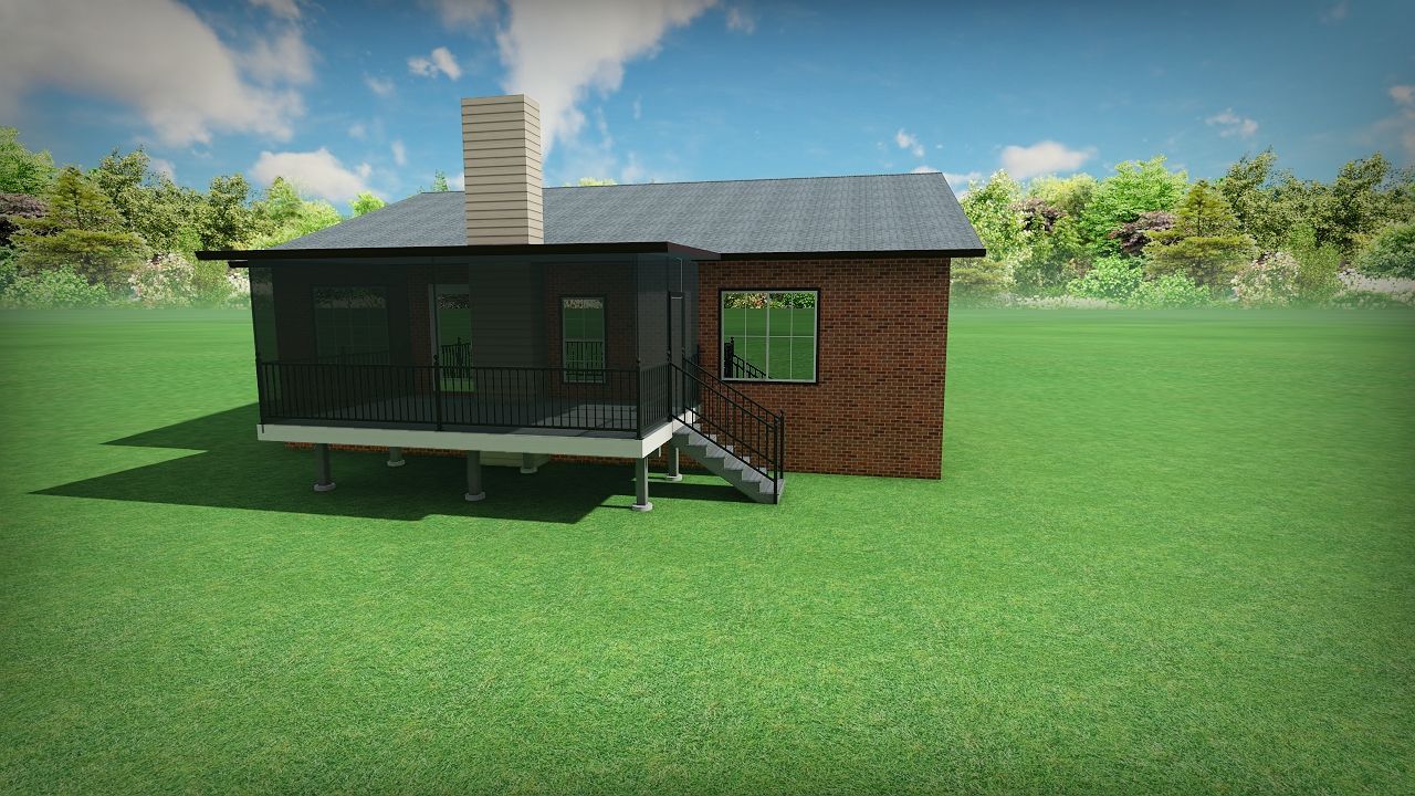 3d design porch