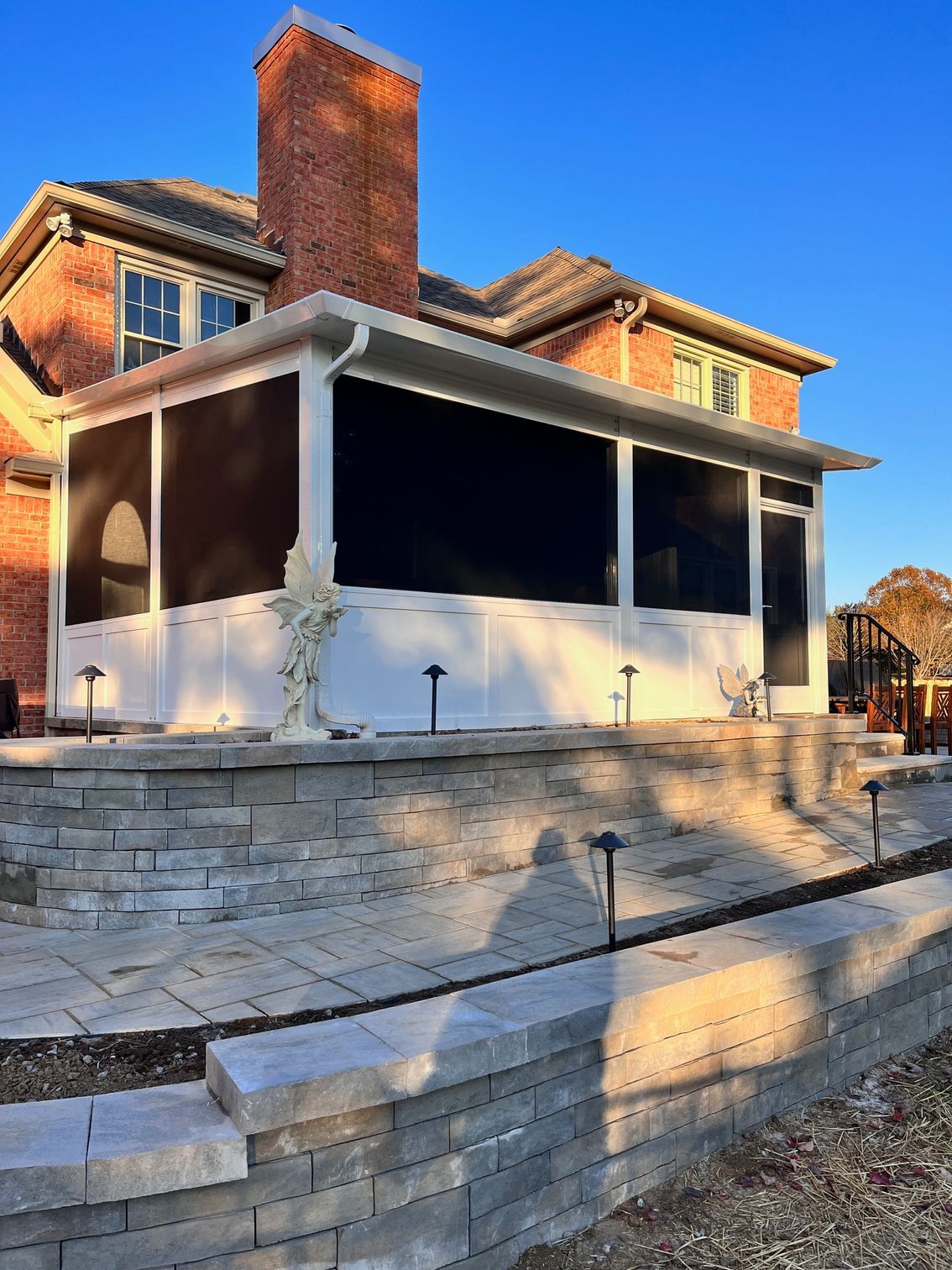 Elegant patio cover installation by S&S Design Build