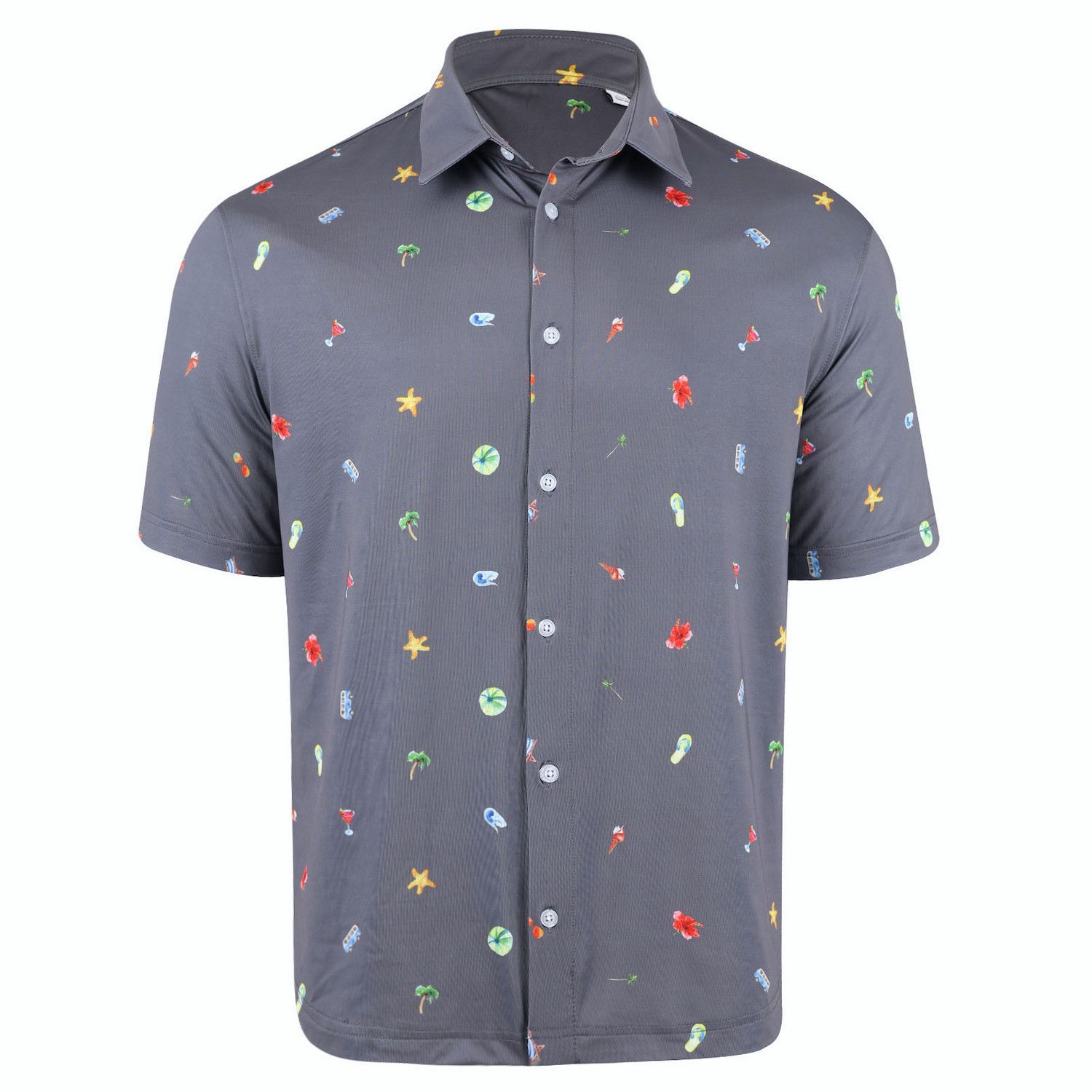 Beach City Ecotec Full Button Down Shirt