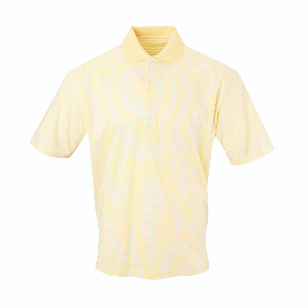 Commander Mercerized Supima Stripe Polo