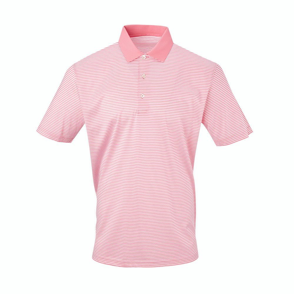 Commander Mercerized Supima Stripe Polo