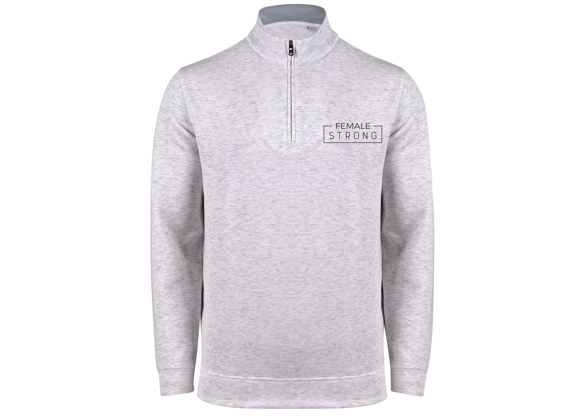 Pre-embroidered with Female Strong Logo: Men's Spring Pullover