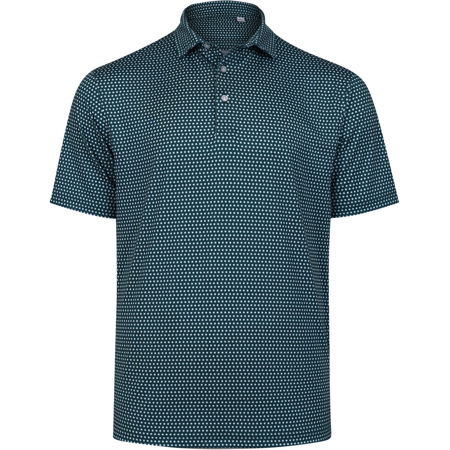 Pinwheel Print Polo