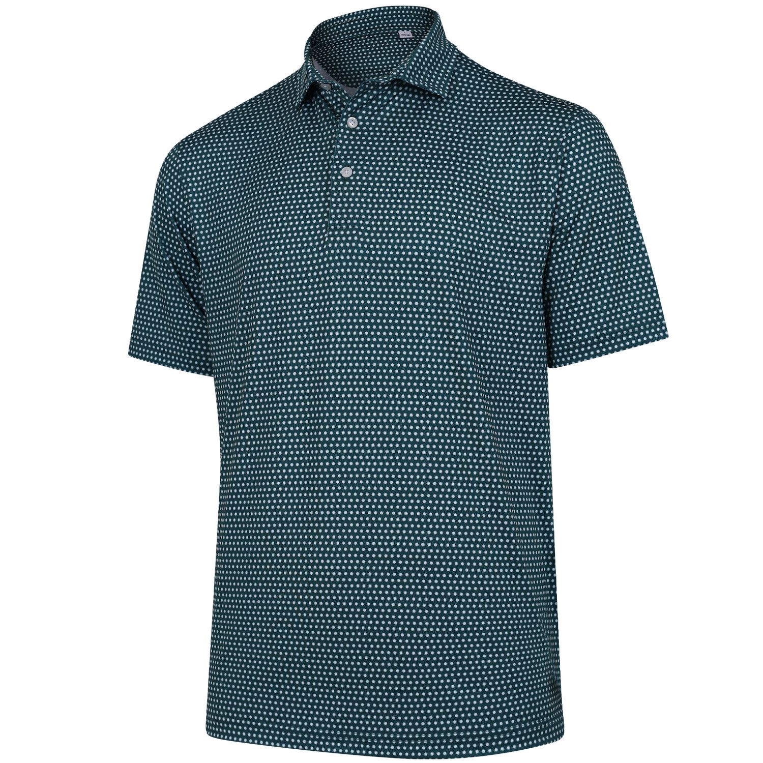 Pinwheel Print Polo