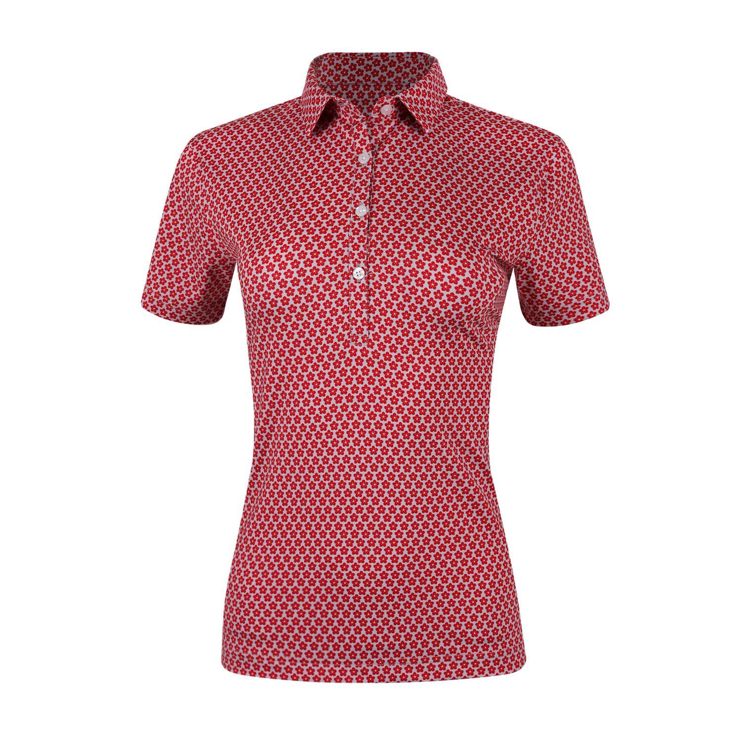 Women's Qb1 Print Polo