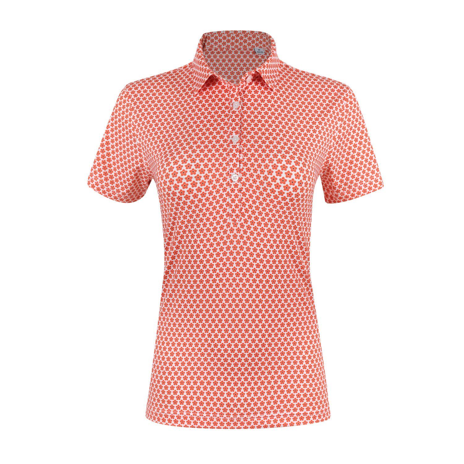 Women's Qb1 Print Polo