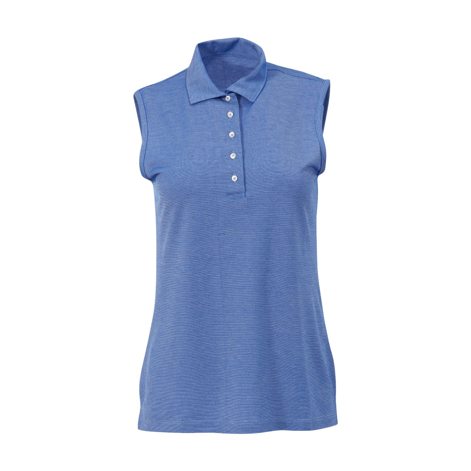 Women's Butter Stripe Sleeveless Stripe Polo