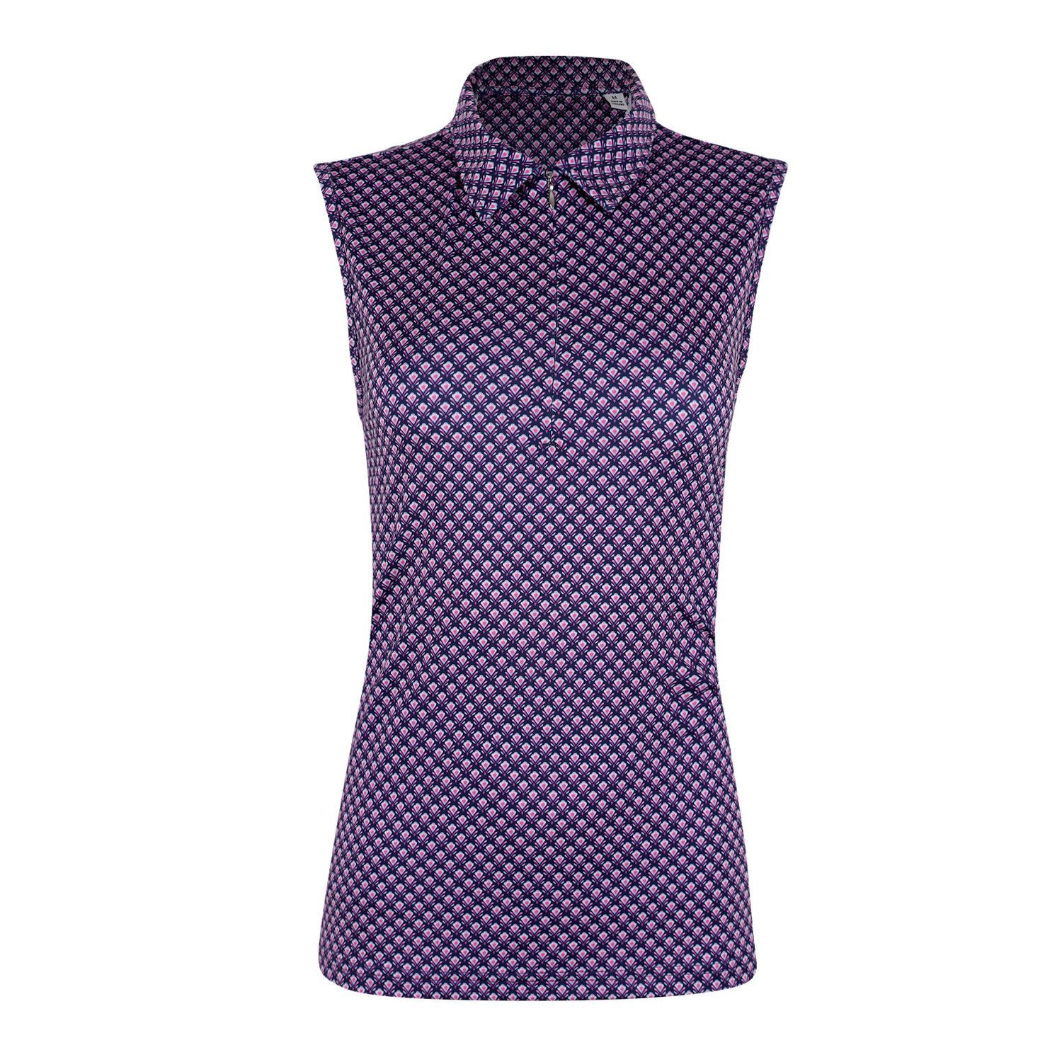 Women's Pantheon Print Sleeveless Polo