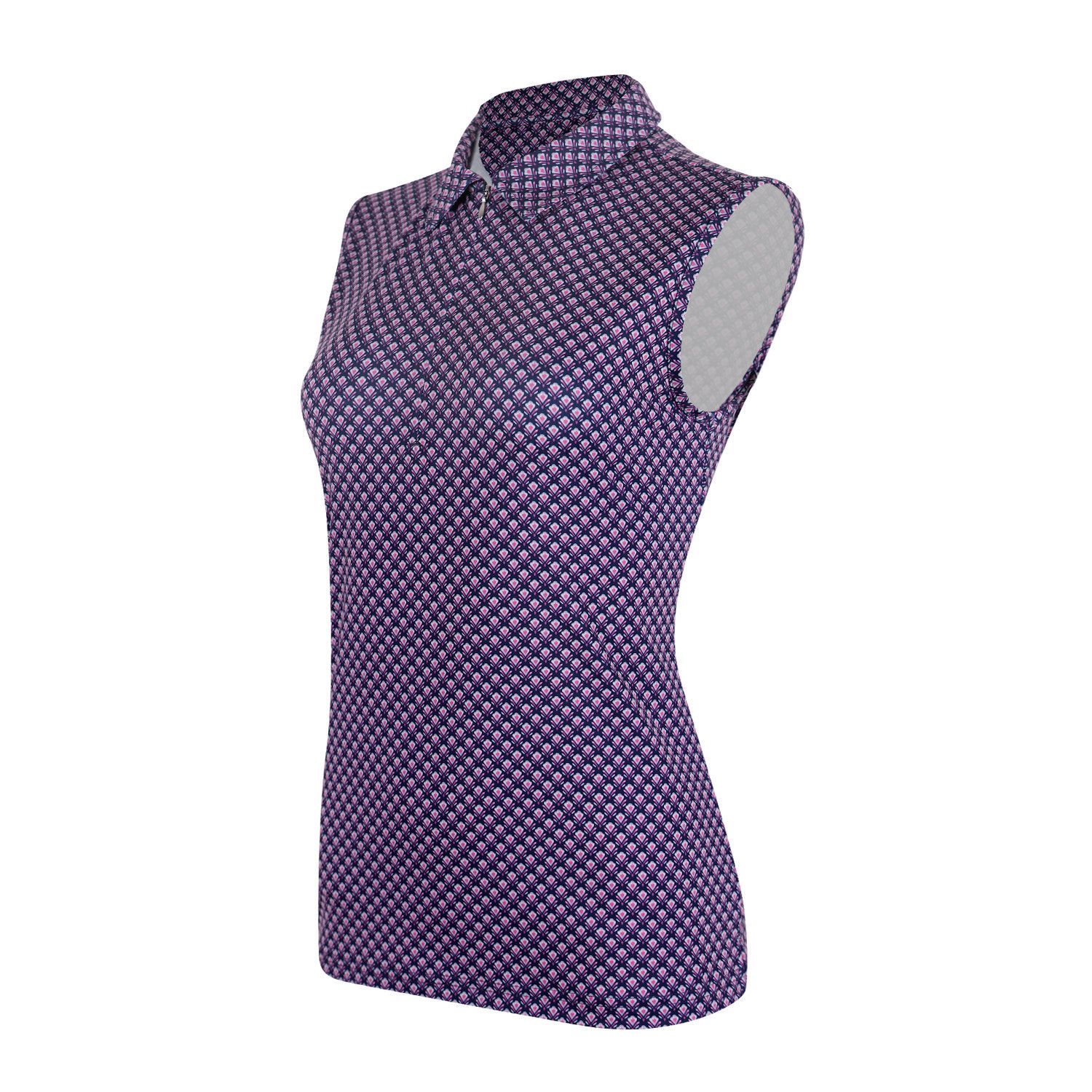Women's Pantheon Print Sleeveless Polo