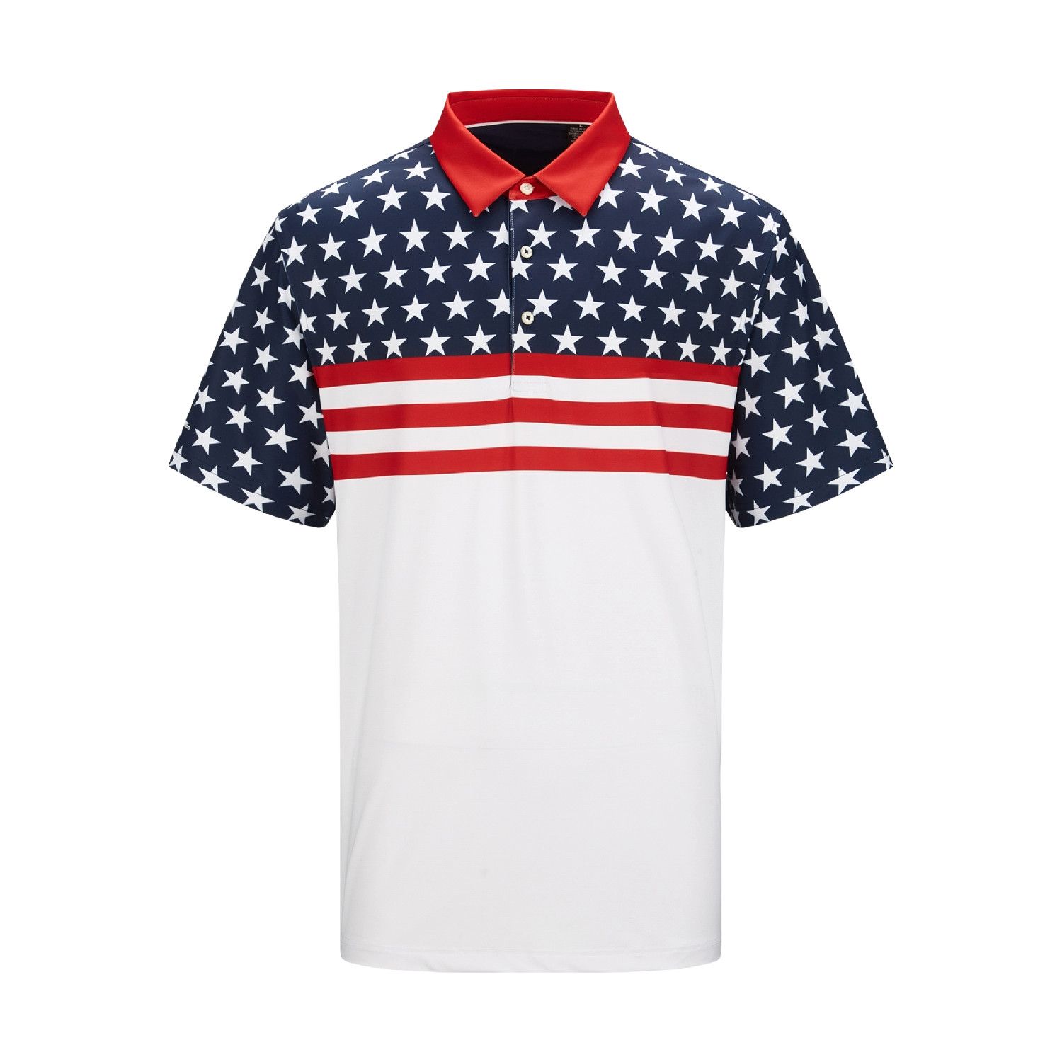 Patriotic Ecotec Short Sleeve Polo