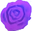 drawing of a purple flower