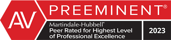 A red and black sign that says preeminent on it