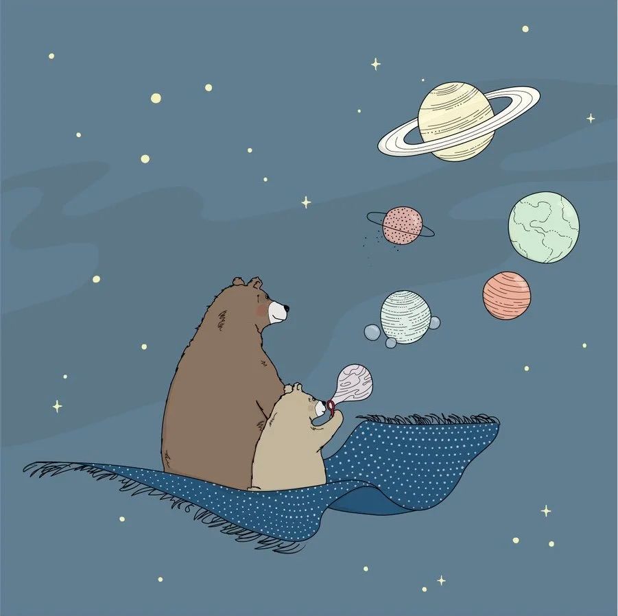 illustration björnar