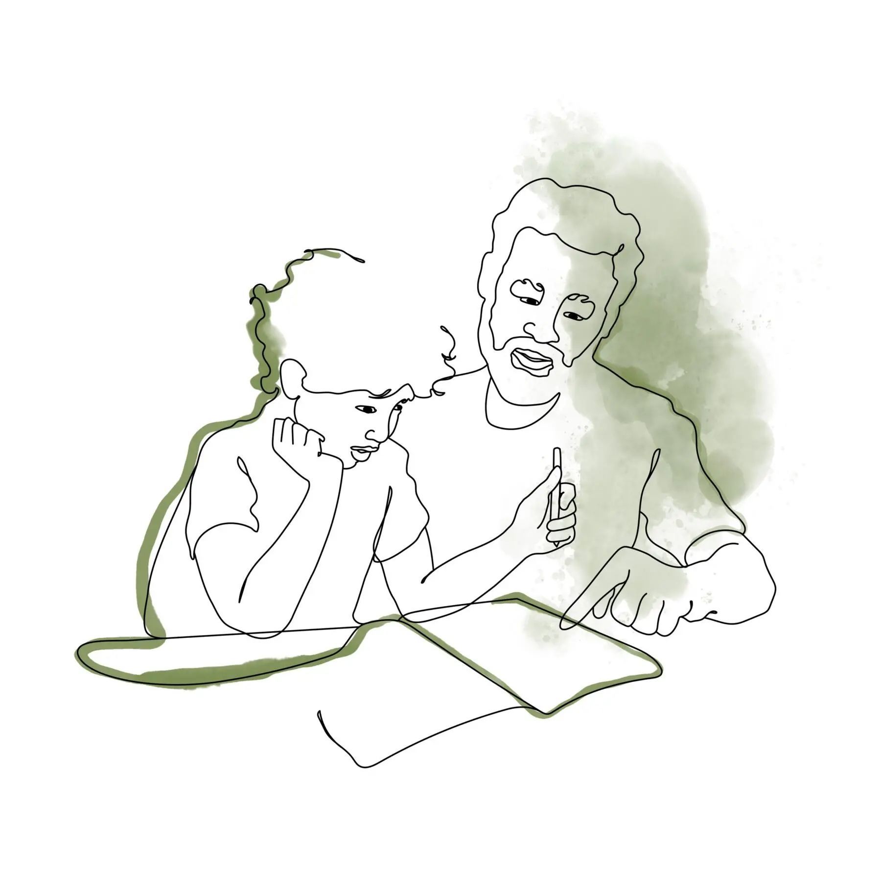 illustration för studentlitteratur-skola
