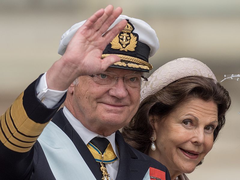 Carl XVI Gustaf och Silvia