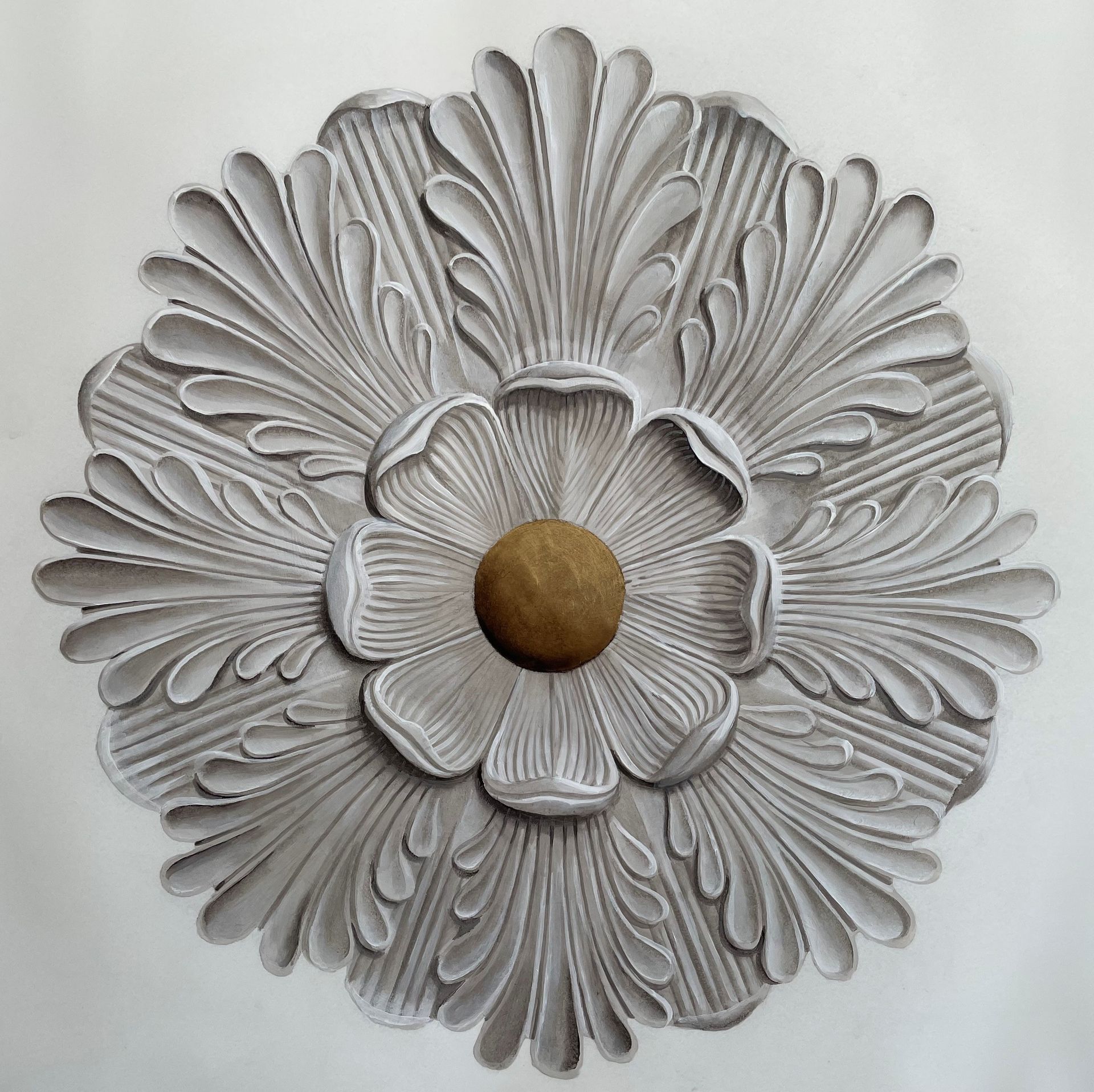 Grisailleornament av Lotta Olsson