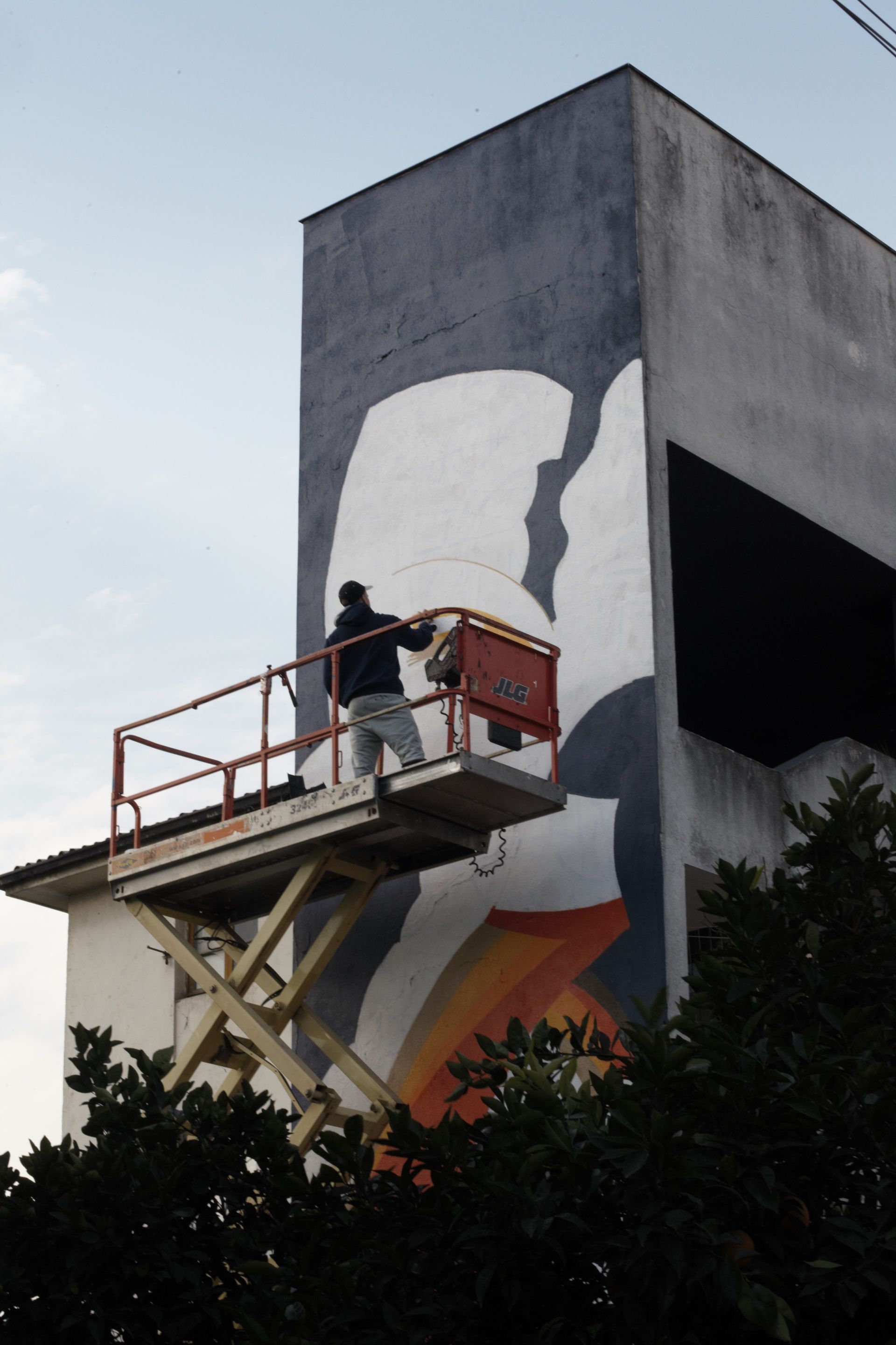 muralmåleri live, Santiago de Chile