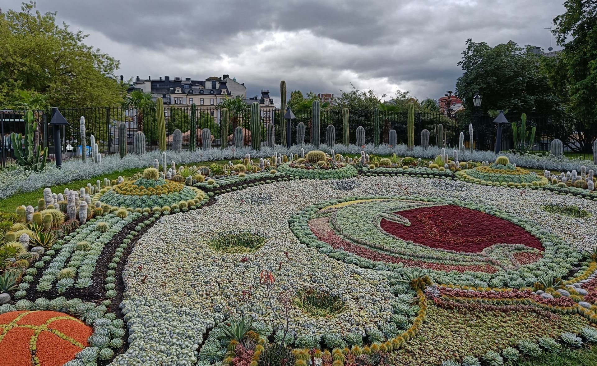 kaktusplanteringen i Carl Johans park, Norrköping
