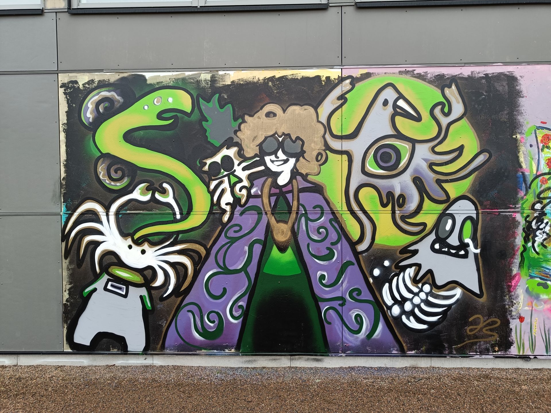 muralmålning av Julia Stranovska