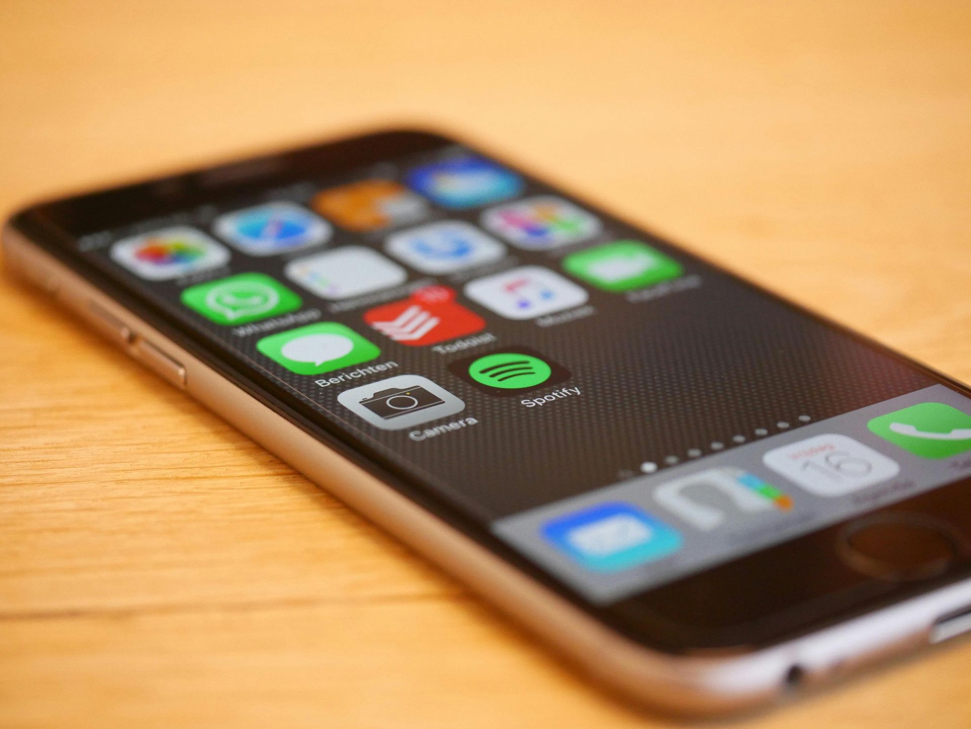 mobiltelefon med appar