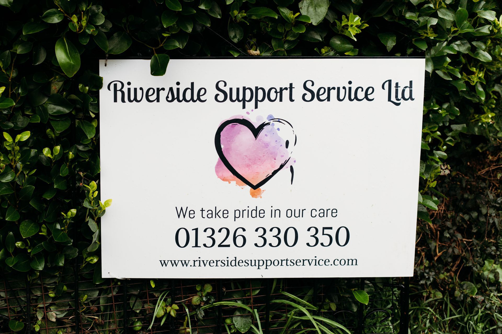 Check out the new Riverside sign on our gate! Proudly marking our home for compassionate, inclusive care in Cornwall.