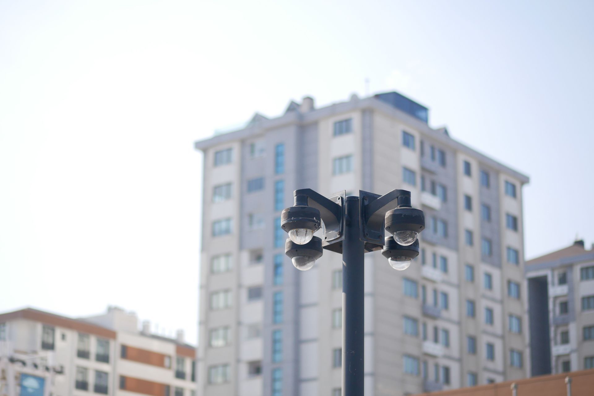 camera outside apartment building