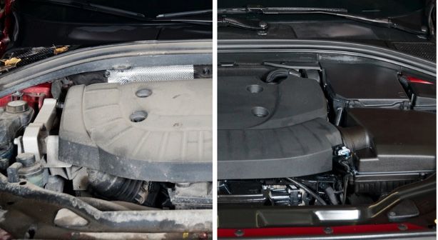 before and after mobile detailing interior cleaning
