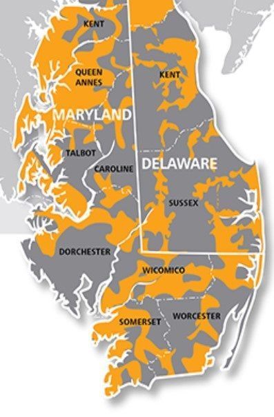 Service Are Map