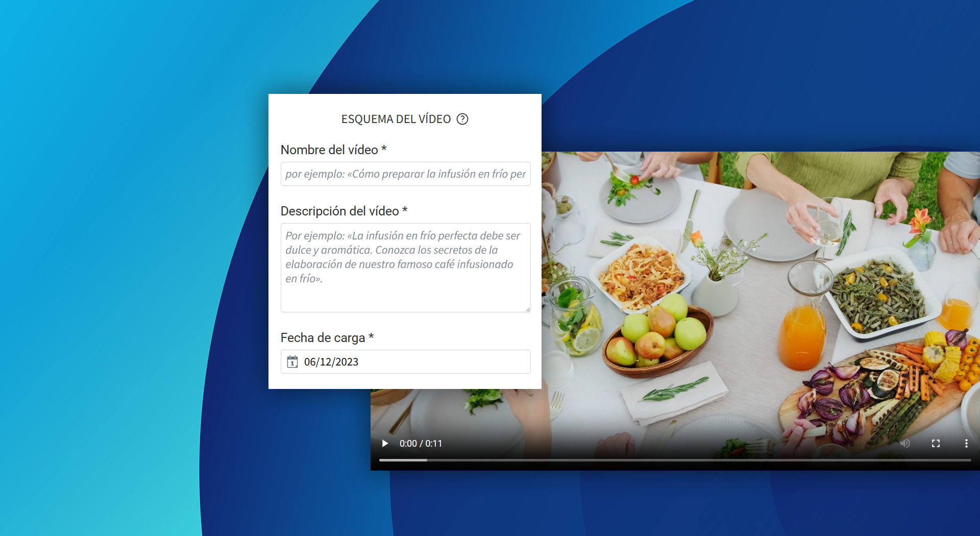 Un grupo de personas están sentadas a una mesa comiendo.