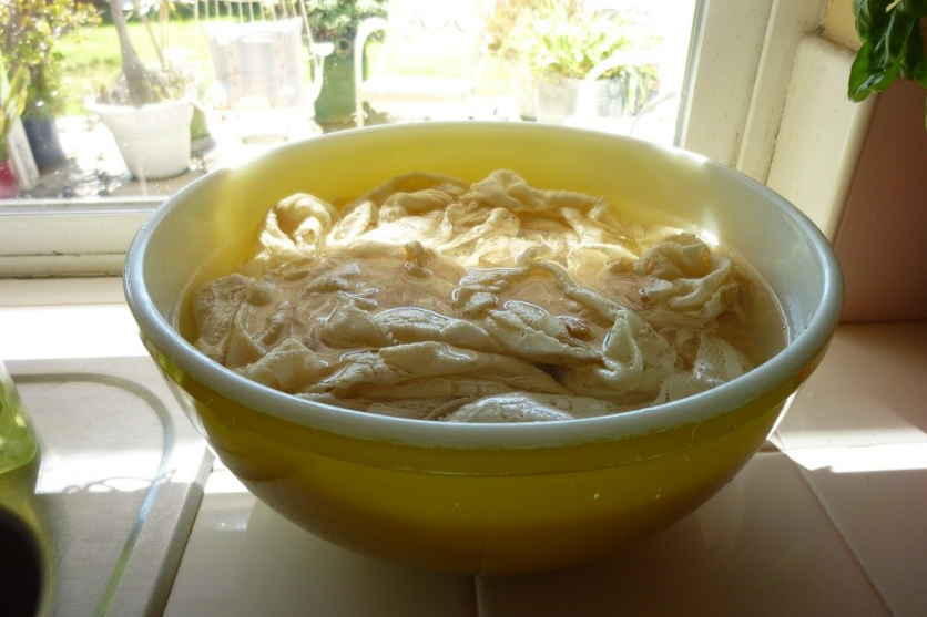 Soaking Vintage Lace