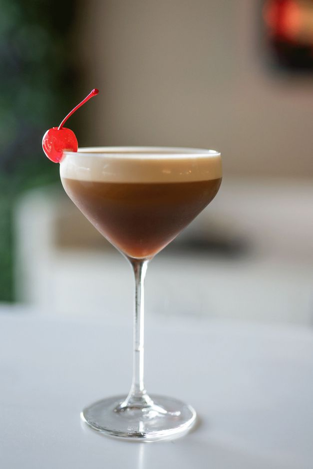 drink with candied cherries