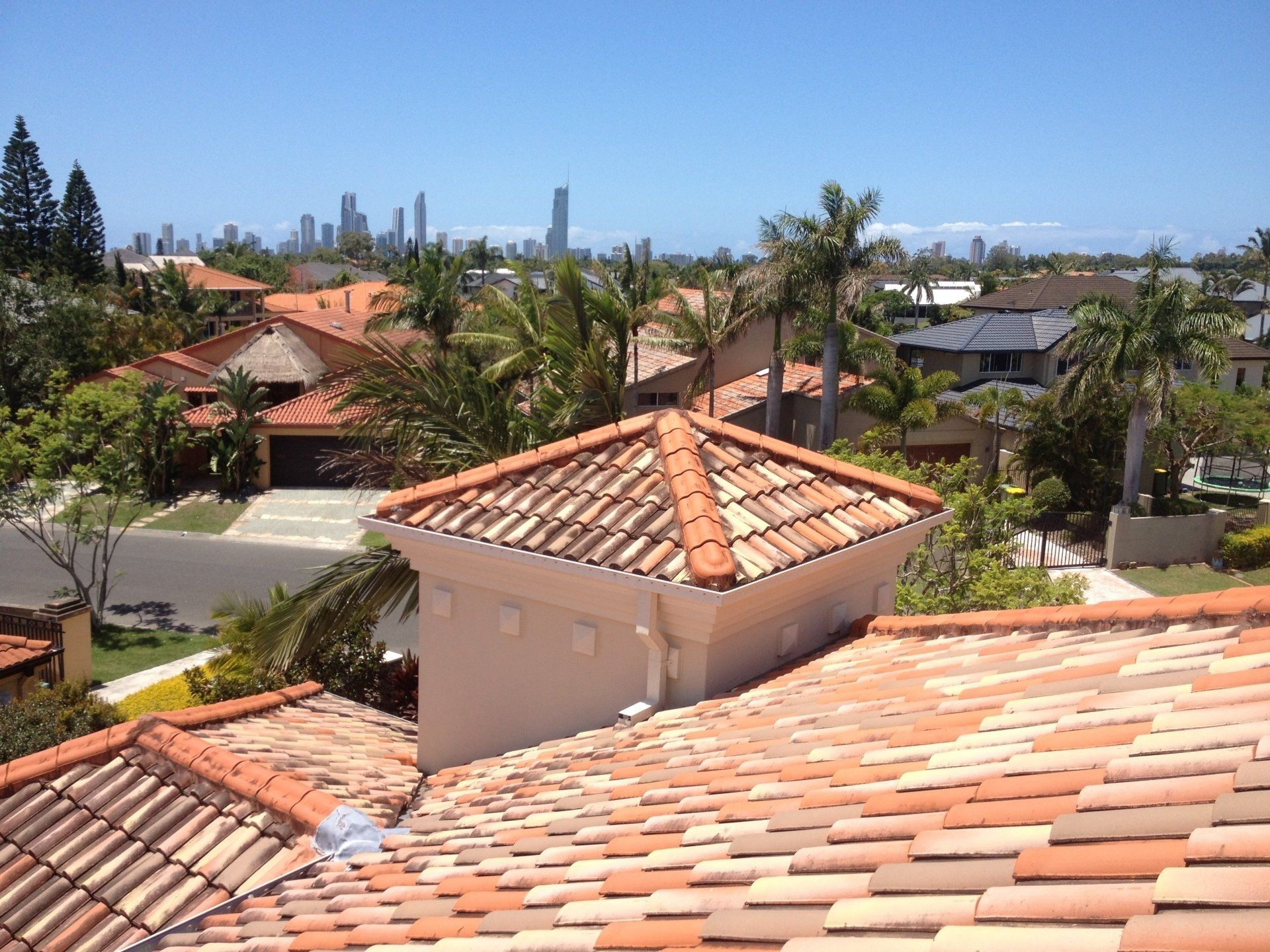 A View of a City From the Roof of a House — Killiby & Co Roofing Pty Ltd in Tweed, NSW