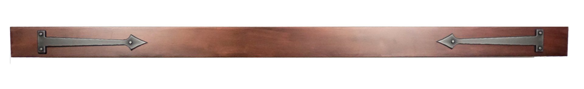 A brown arm with two piercings and metal jewelry.