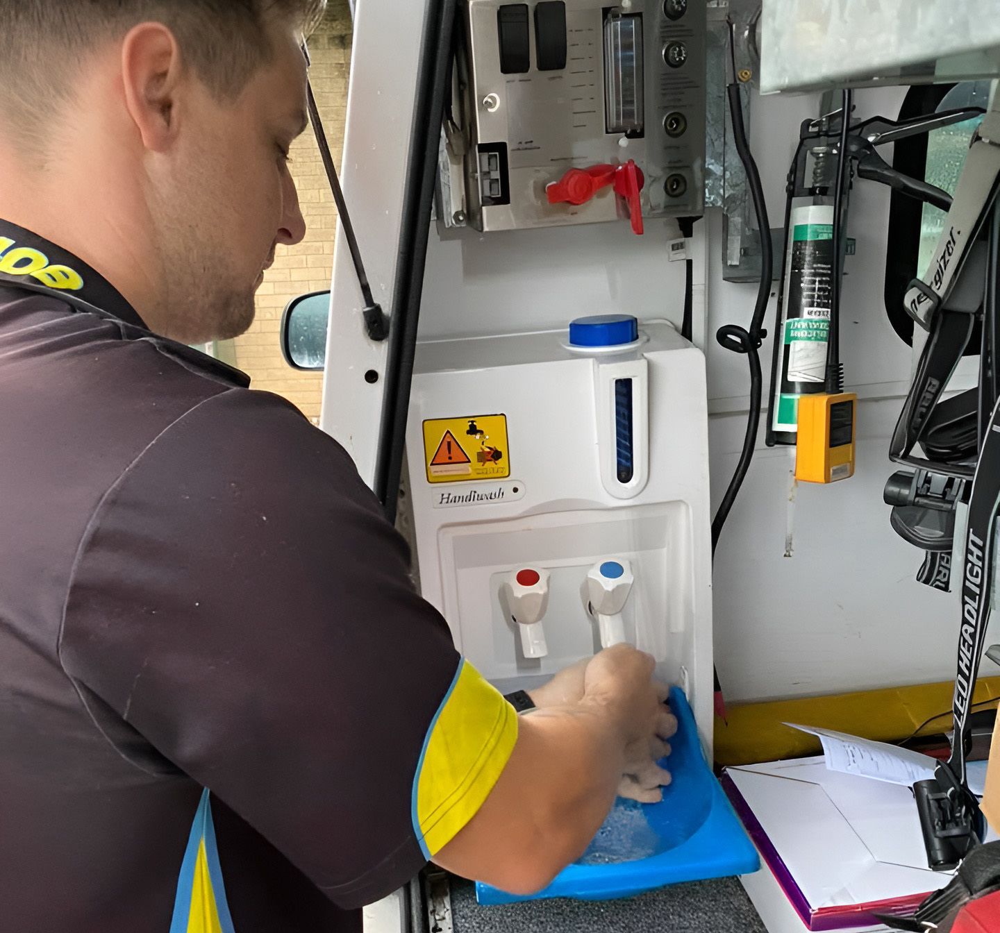 Electrician In Ballina Conducting Electrical Test And Tag Compliance Checks