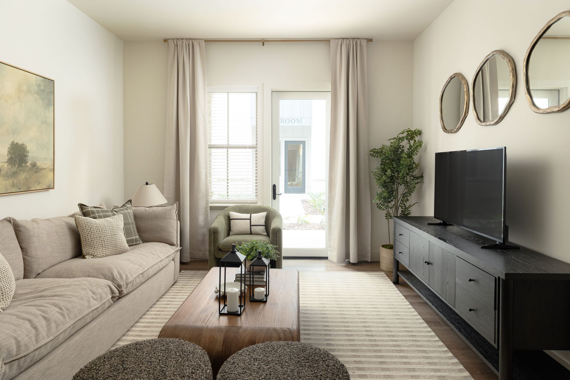 Well-furnished living space at Livano Liberty Park.