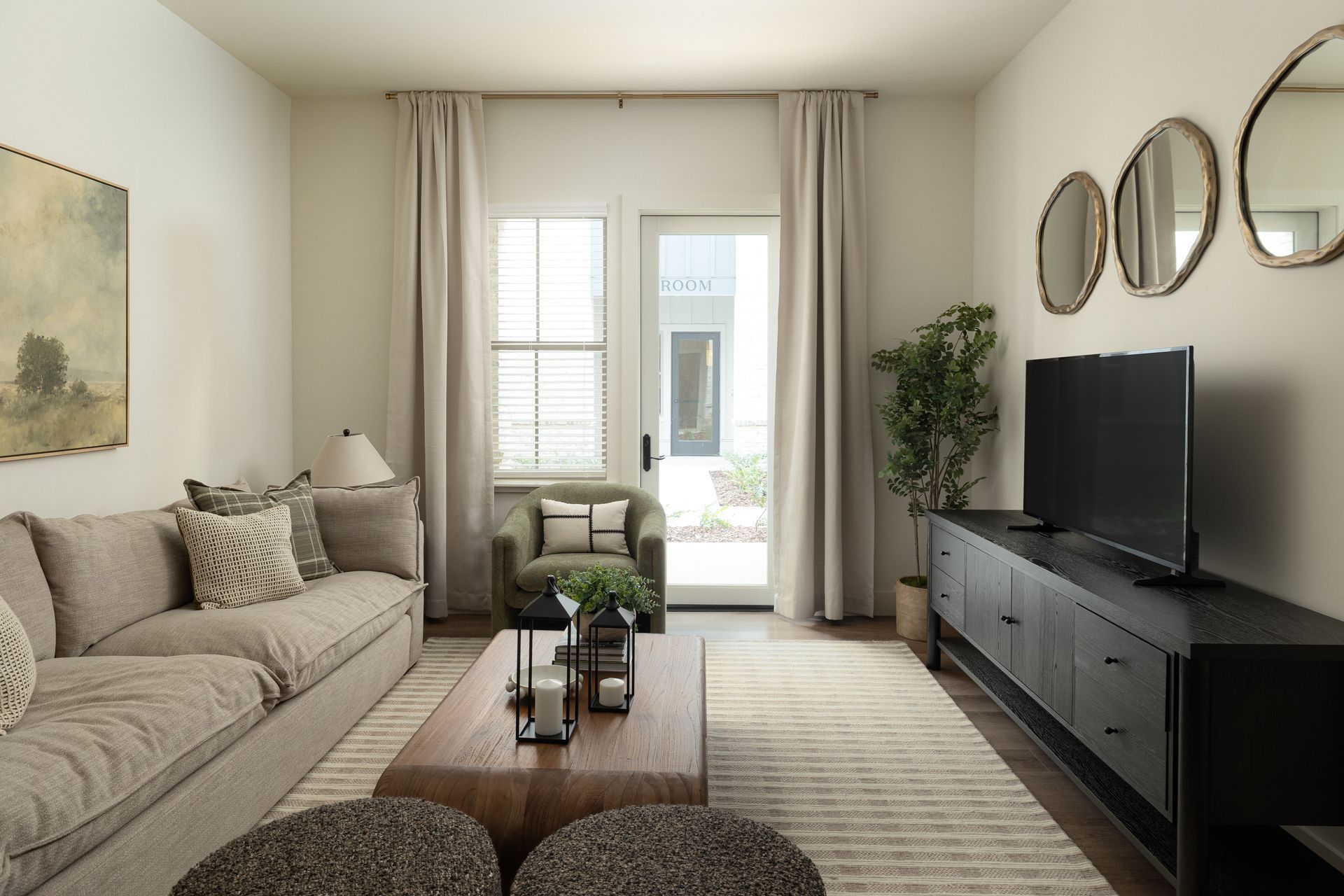 Well-furnished living space at Livano Liberty Park.