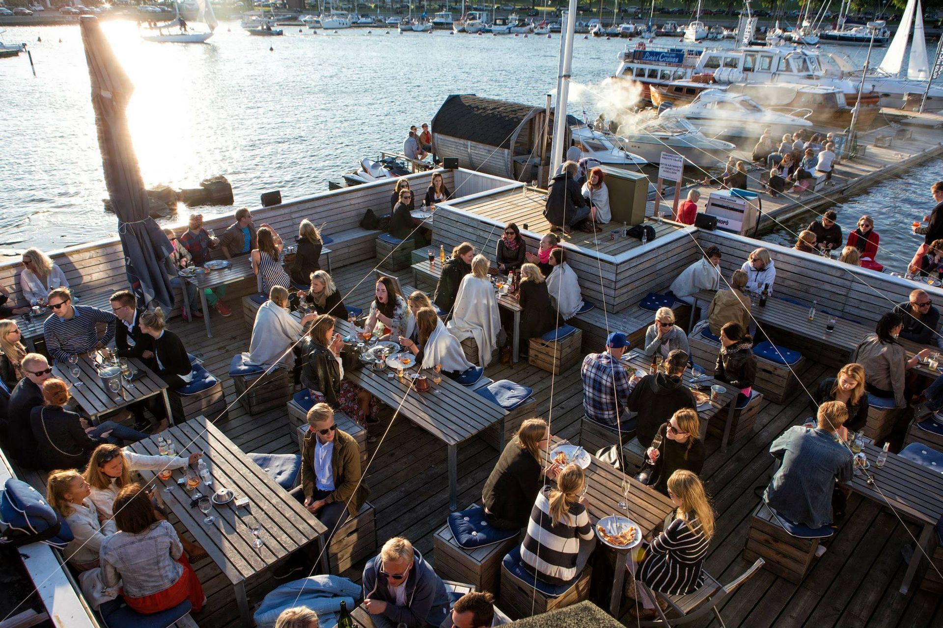 Restaurant at liuskaluoto Helsinki
