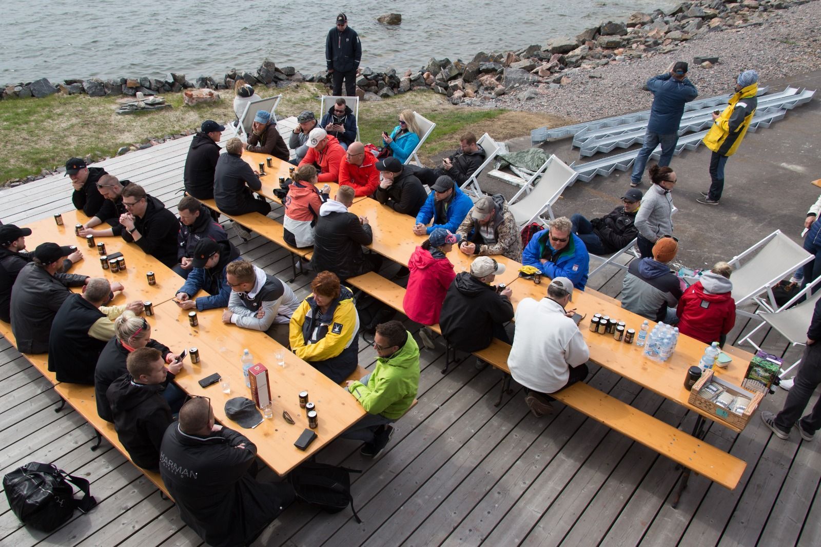 Company event at Liuskaluoto in Helsinki