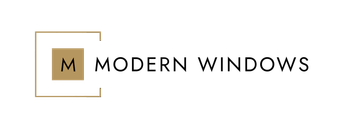 Modern Windows logo with green square and blue text on white background