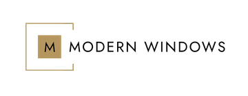 Modern Windows logo with green square and blue text on white background